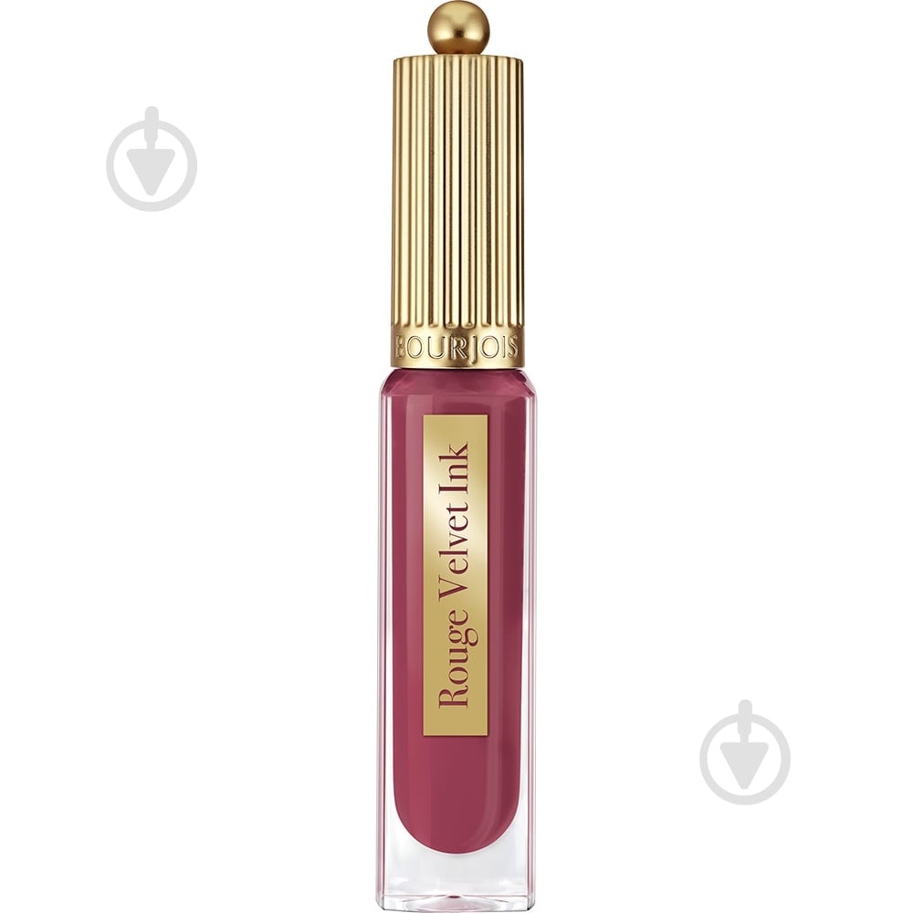 Помада рідка Bourjois Rouge Velvet Ink 15 Темно-ліловий 3,5 мл - фото 1