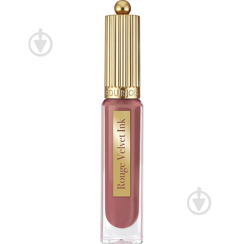 Помада рідка Bourjois Rouge Velvet Ink 16 Сіро-рожевий 3,5 мл - фото 1