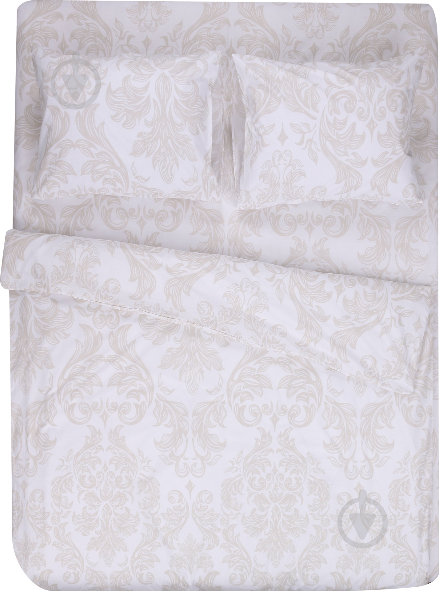 Комплект постельного белья Basic Вензель 2.0 белый La Nuit - фото 1