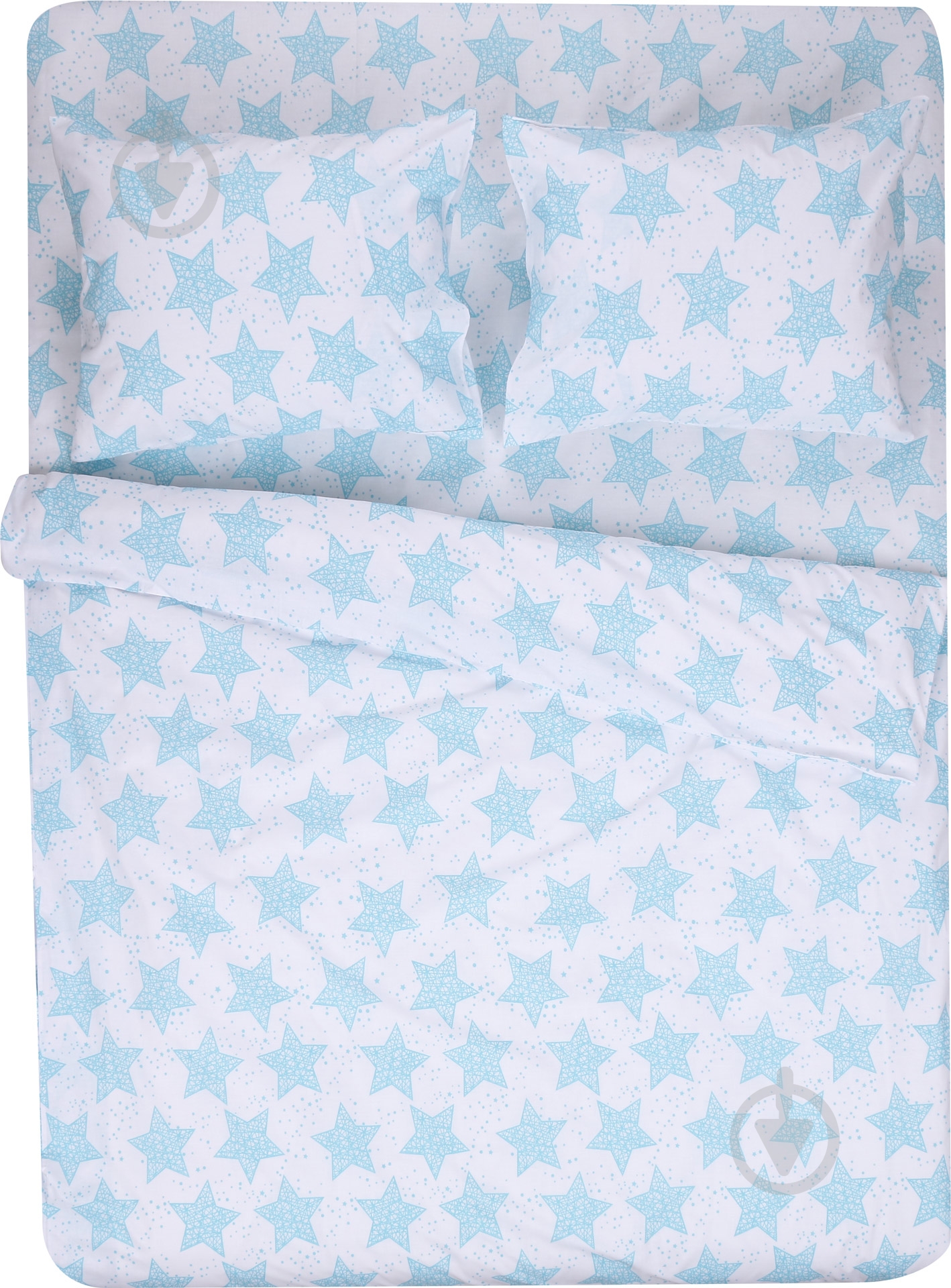 Комплект постельного белья Basic звезды 2.0 белый La Nuit - фото 1