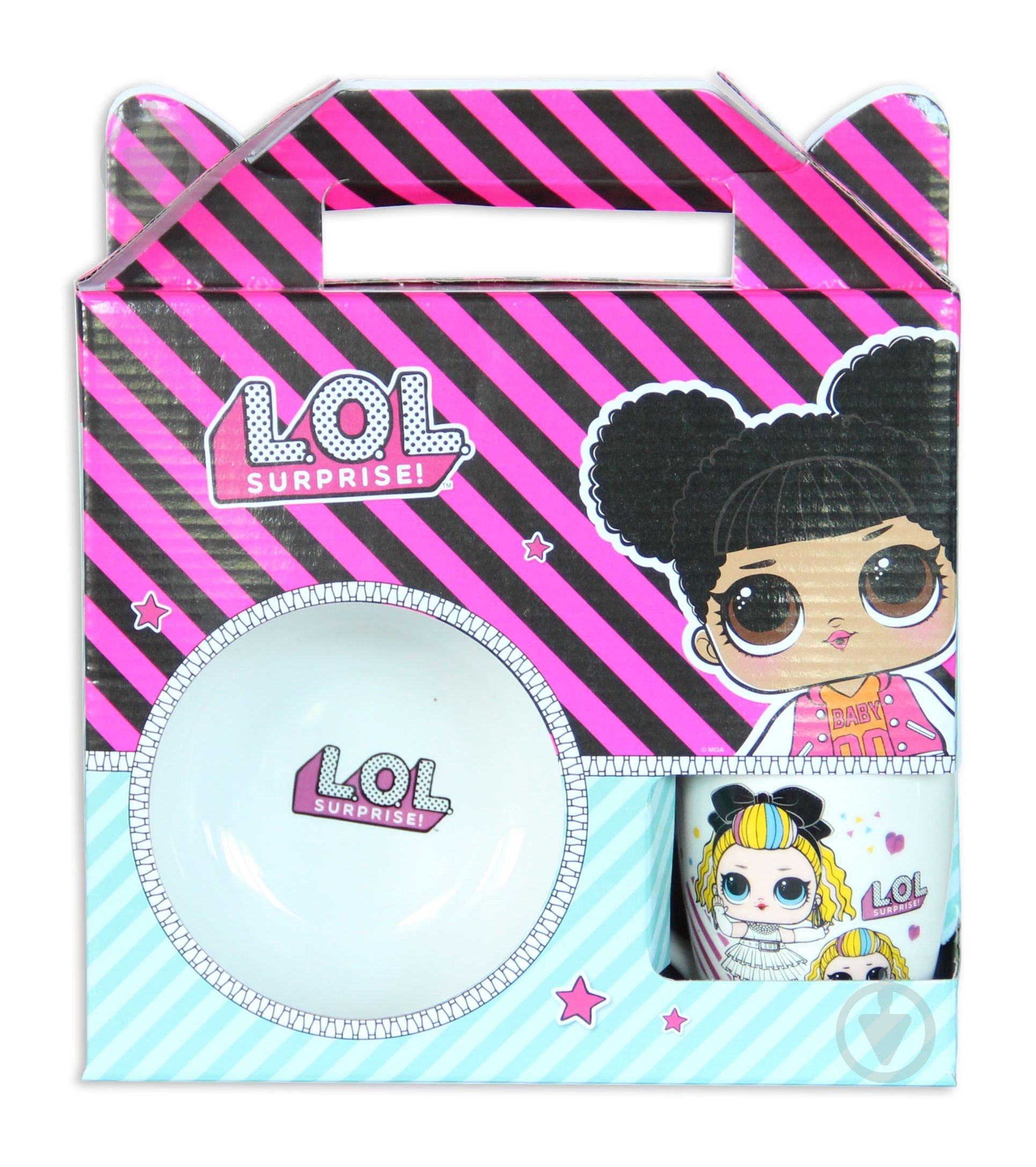 Набір дитячого посуду 80's B.B. 3 предмети L.O.L. SURPRISE! - фото 10