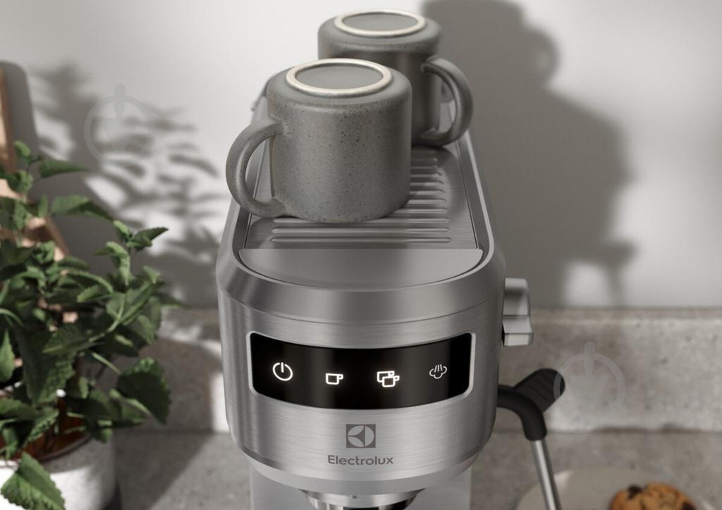 ВІТРИНА! Кавоварка ріжкова Electrolux E6EC1-6ST - фото 6