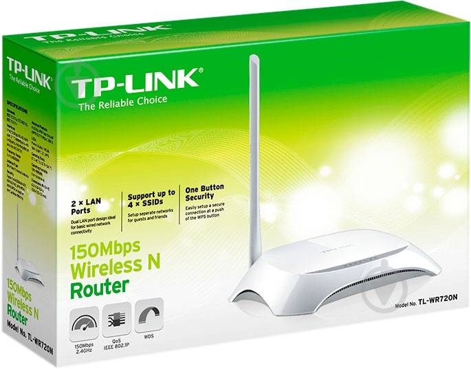 Wi-Fi-роутер TP-Link TL-WR720N - фото 4