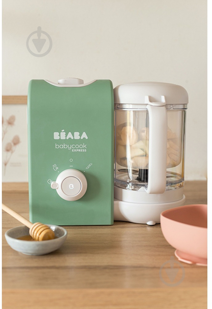 Блендер-пароварка Beaba Babycook Express оливковый (916301) - фото 7