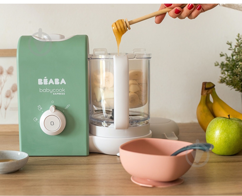 Блендер-пароварка Beaba Babycook Express оливковый (916301) - фото 9
