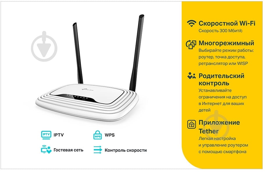 Wi-Fi-роутер TP-Link TL-WR841N - фото 5
