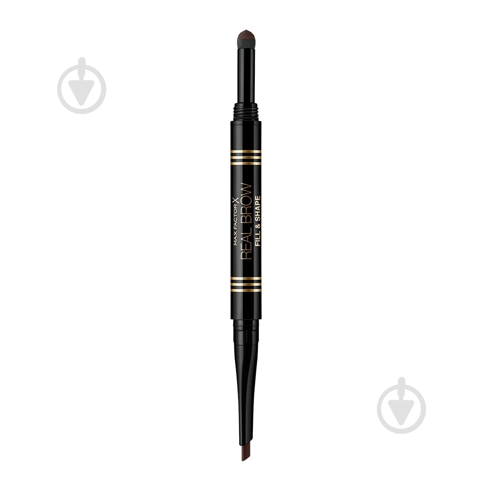 Олівець для брів Max Factor Real Brow Fill & Shape №04 Deep Brown 1 г - фото 2