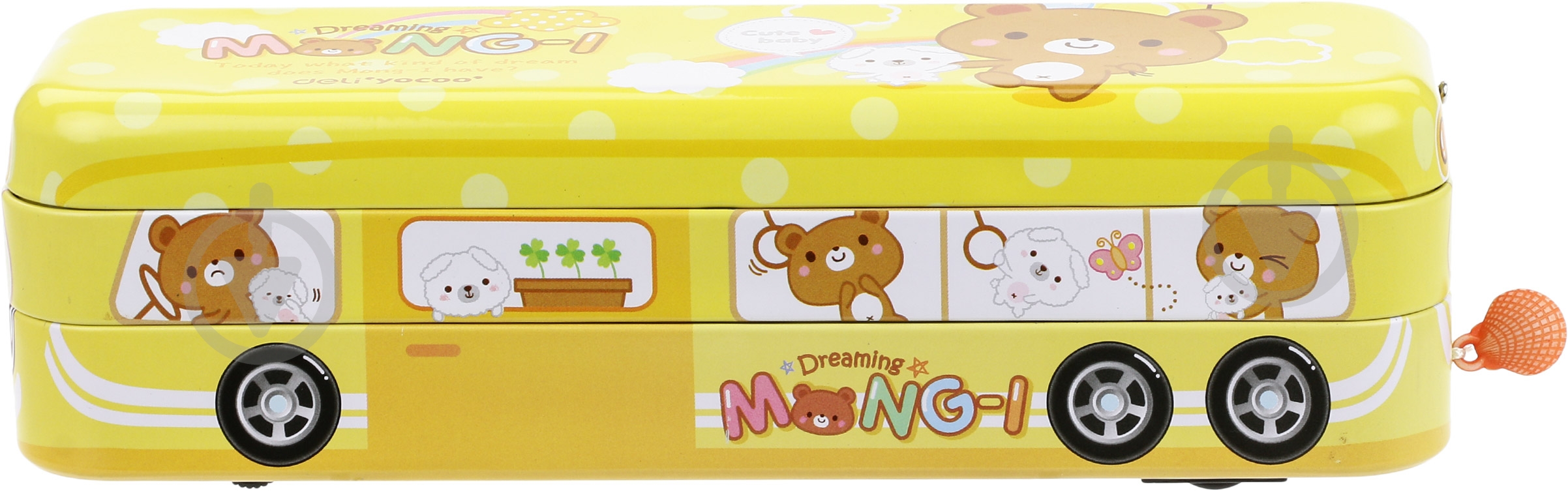 Пенал Автобус 95559 Deli желтый - фото 2