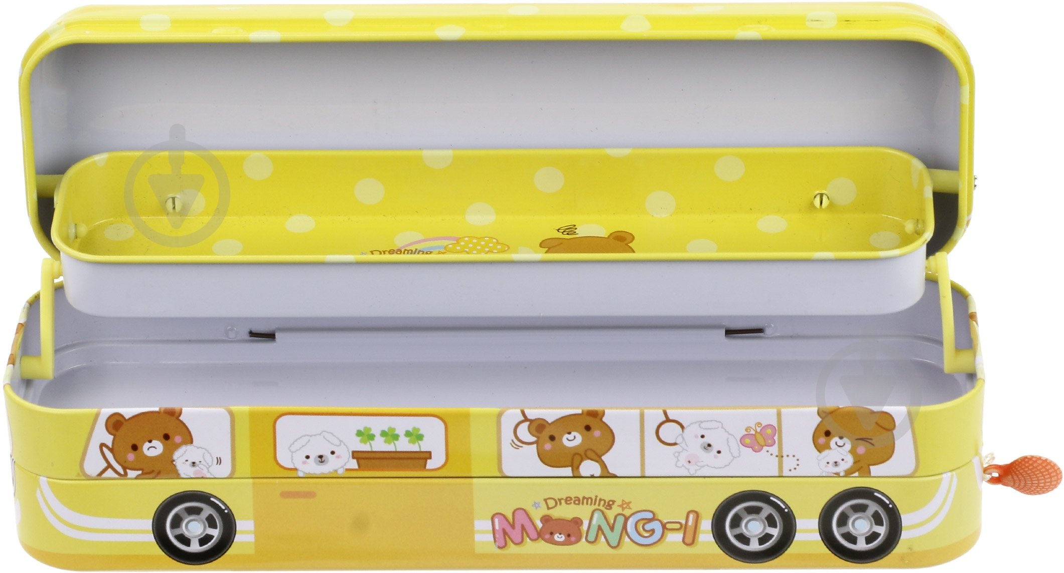 Пенал Автобус 95559 Deli желтый - фото 3