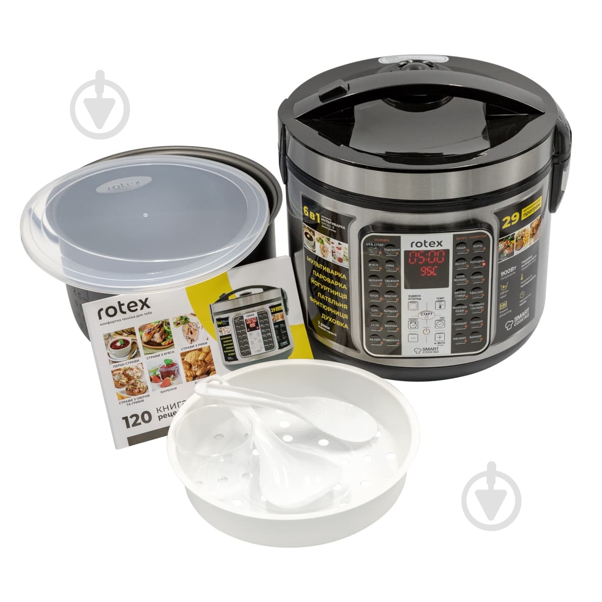 ВІТРИНА! Мультиварка Rotex RMC401-B Smart Cooking - фото 2