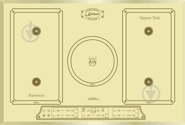 Варочная поверхность индукционная Kaiser KCT 7797 FI ElfEm - фото 1