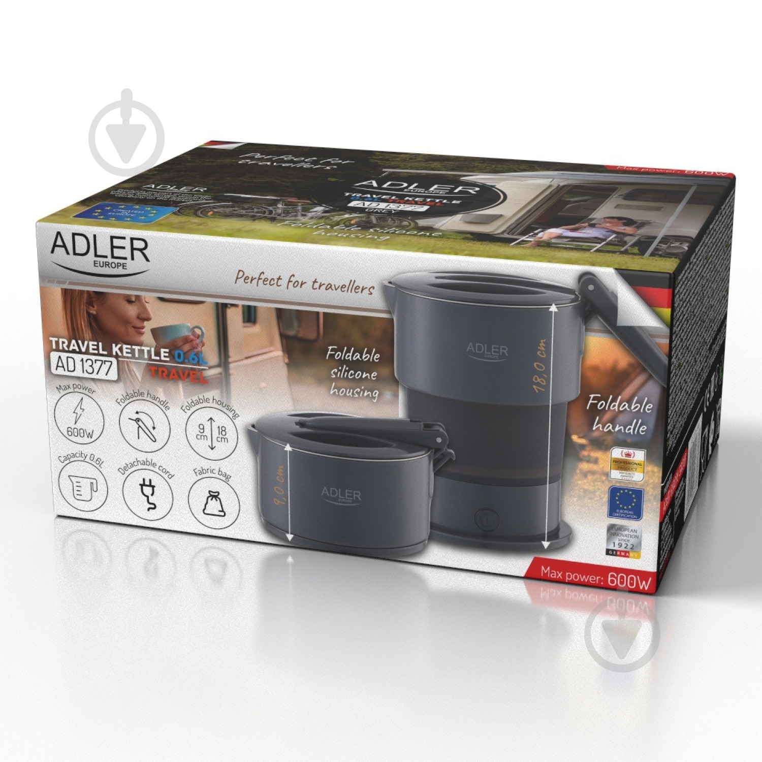 ВИТРИНА! Электрочайник Adler AD-1377G - фото 9