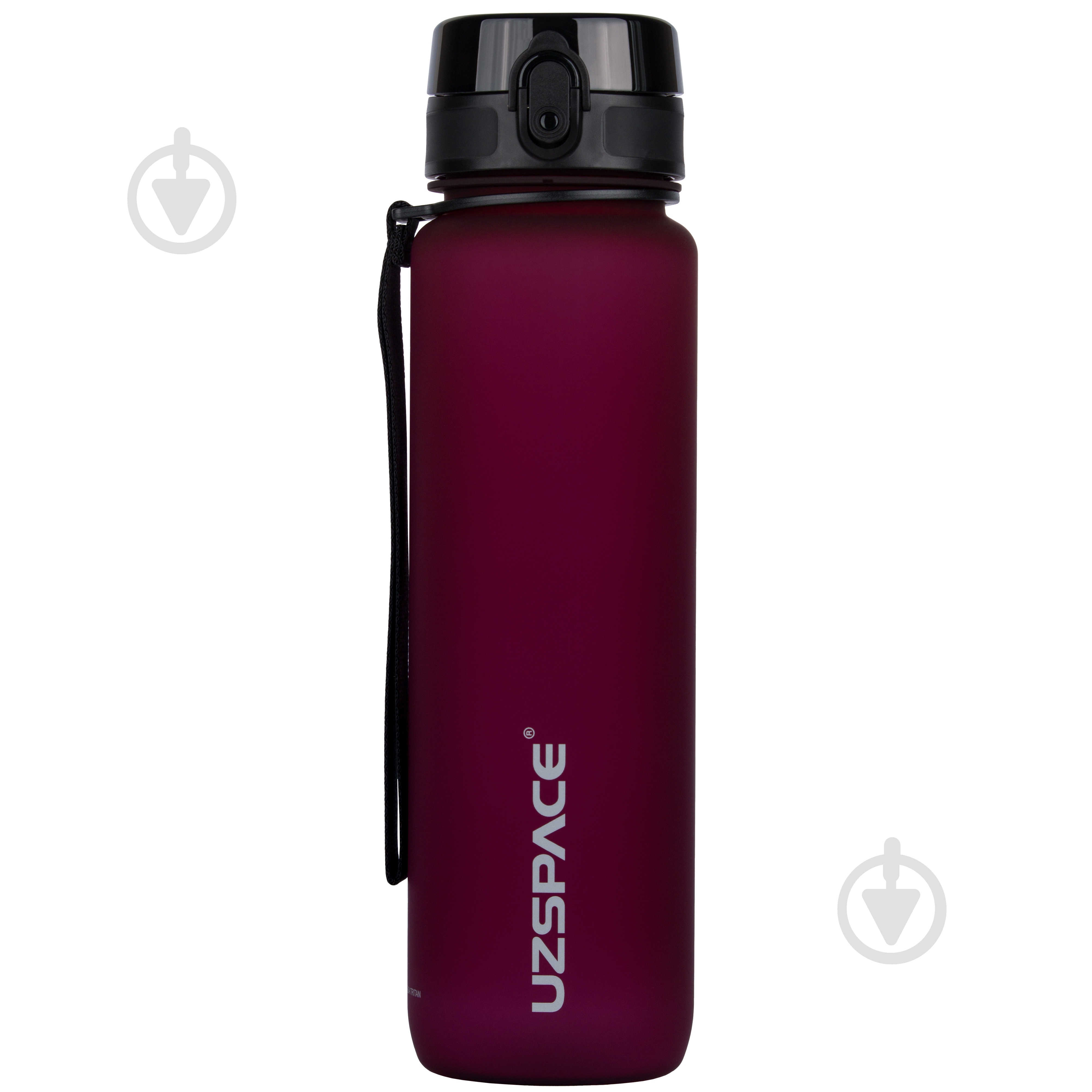 Бутылка для воды Uzspace 1000 мл бордовый - фото 1