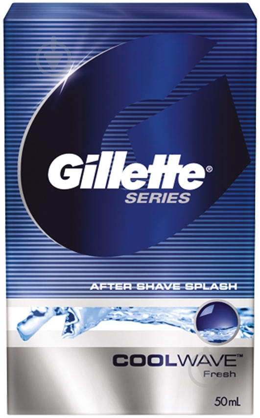 Лосьон после бритья Gillette Series Cool Wave 50 мл - фото 1 Лосьон после бритья Gillette Series Cool Wave 50 мл - фото 1