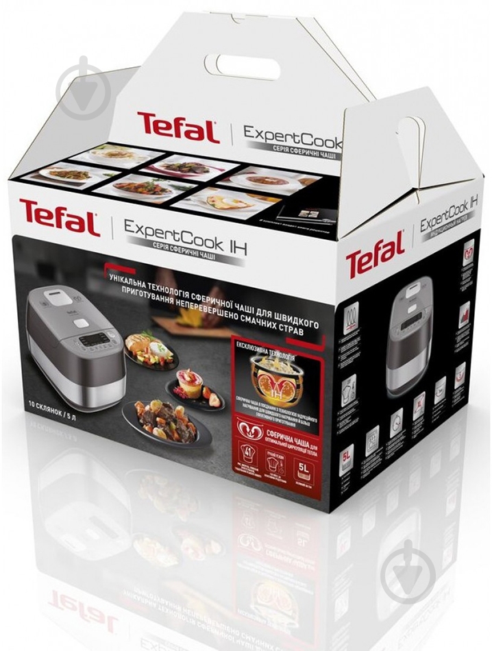 ВІТРИНА! Мультиварка Tefal ExpertCook IH RK802B34 - фото 4