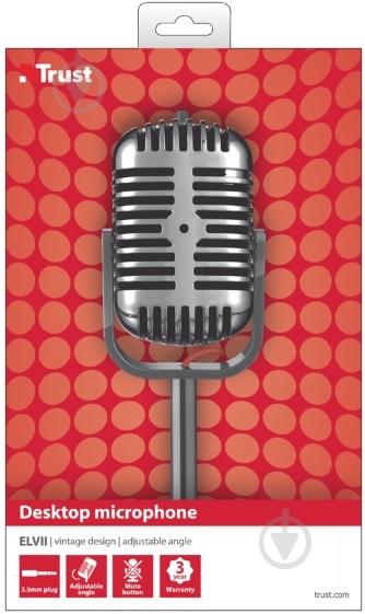 Микрофон Trust Elvii Desktop Microphone (20111) (20111) - фото 5