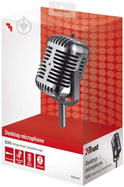 Микрофон Trust Elvii Desktop Microphone (20111) (20111) - фото 6