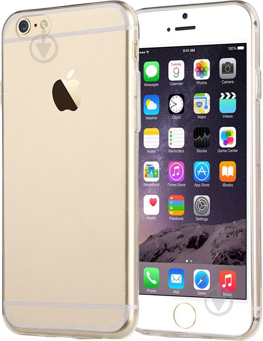 Чохол-накладка OneLounge SilicolDots для Apple iPhone 6 Plus / Apple iPhone 6S Plus (2462) transparent - фото 1