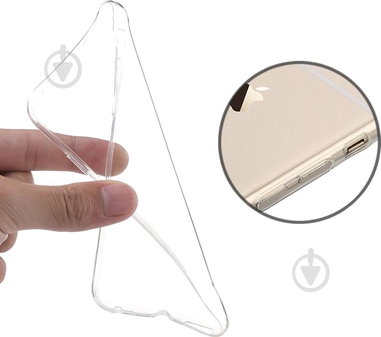 Чохол-накладка OneLounge SilicolDots для Apple iPhone 6 Plus / Apple iPhone 6S Plus (2462) transparent - фото 3
