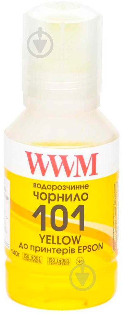 Чорнило WWM EPSON L4150/4160 140г (E101Y) yellow - фото 1