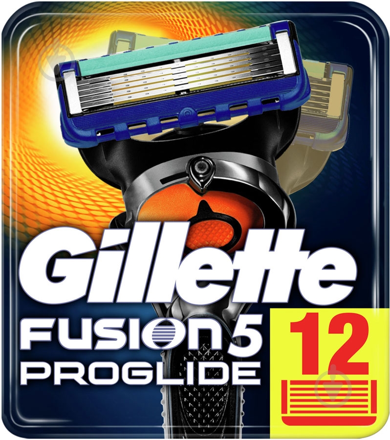 Сменный картридж Gillette Fusion 5 Proglide 12 шт. - фото 3 Сменный картридж Gillette Fusion 5 Proglide 12 шт. - фото 3