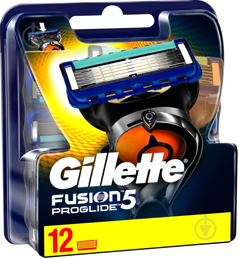 Сменный картридж Gillette Fusion 5 Proglide 12 шт. - фото 2 Сменный картридж Gillette Fusion 5 Proglide 12 шт. - фото 2