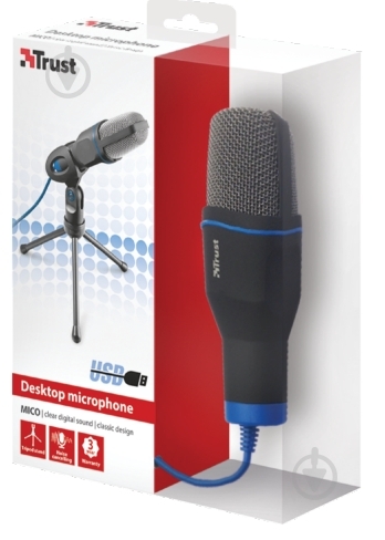 Микрофон Trust Mico USB Microphone (20378) (20378) - фото 5