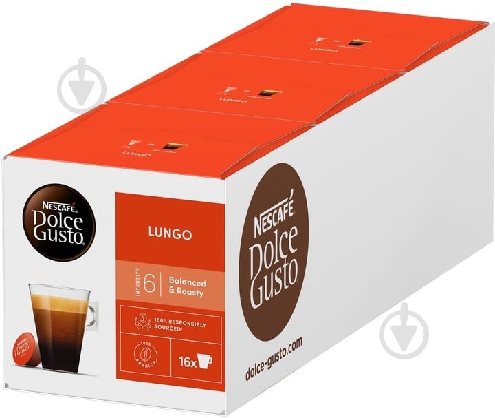 Кофе в капсулах Nescafe Dolce Gusto Lungo 16х5,6г - фото 7