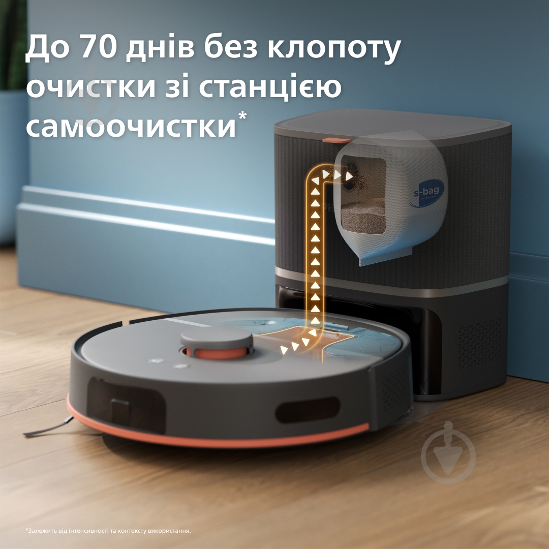 ВИТРИНА! Робот-пылесос Philips 5000 Series XU5100/10 grey - фото 7