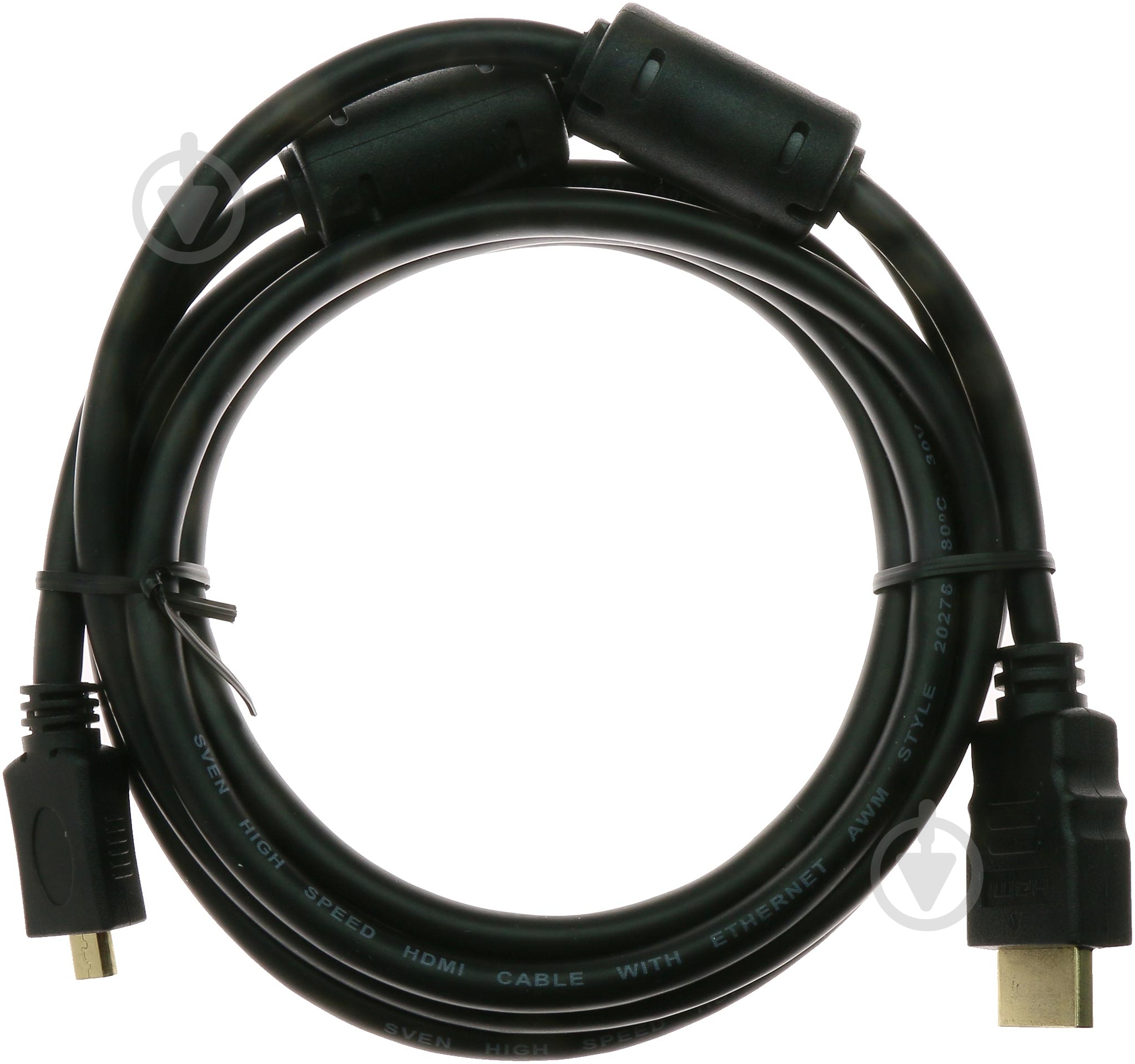 Кабель Sven HDMI – microHDMI 1 м черный (HDMI-Micro HDMI 19M-) - фото 1