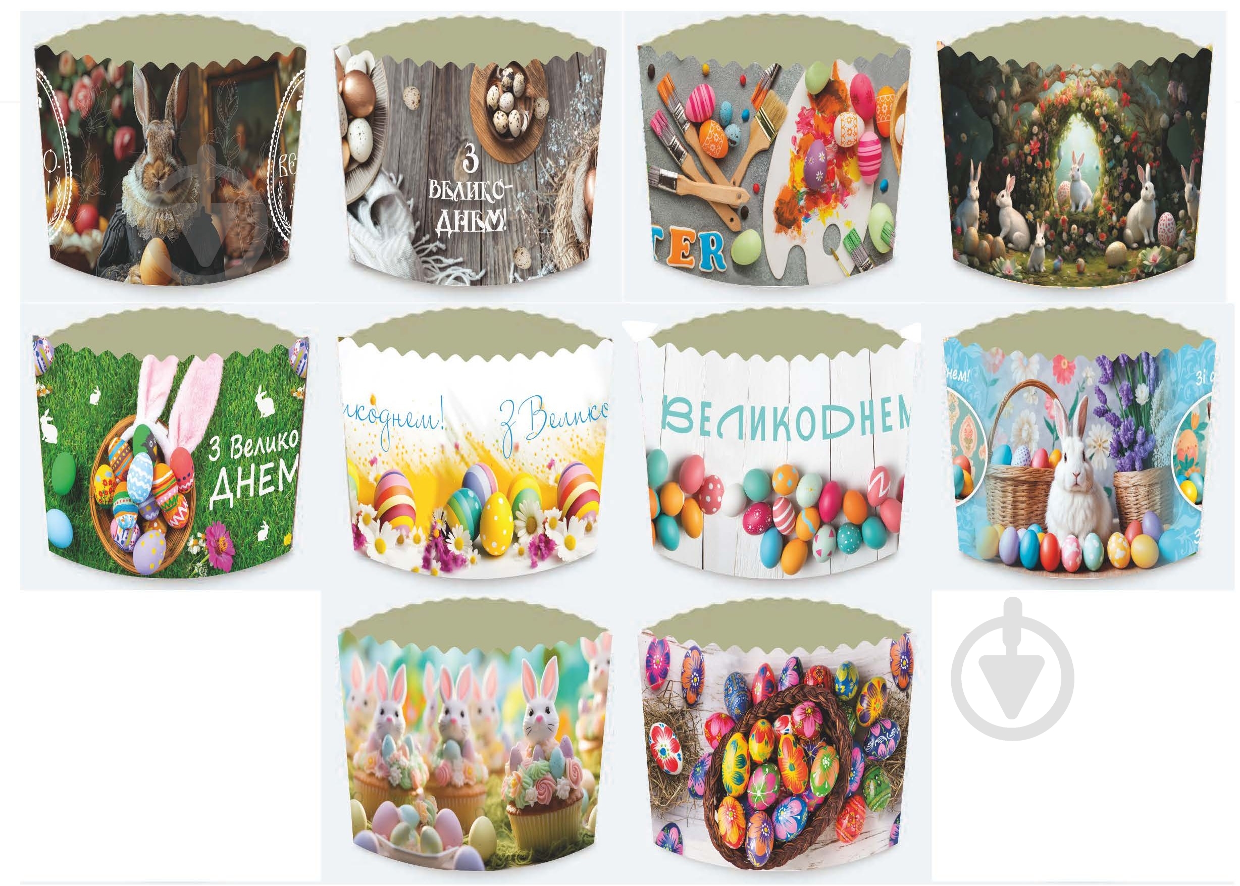 Форма для кулича бумажная d 90 мм - фото 9