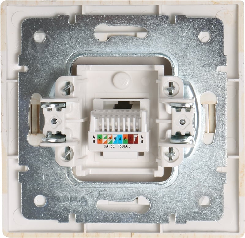 Розетка компьютерная Lezard Mira дуб беленый матовый 701-5252-139 - фото 3
