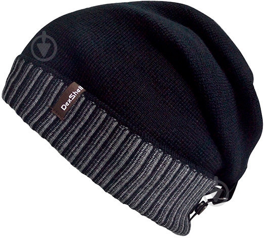 Головной убор Dexshell Beanie Slouch DH382B черный - фото 1 Головной убор Dexshell Beanie Slouch DH382B черный - фото 1
