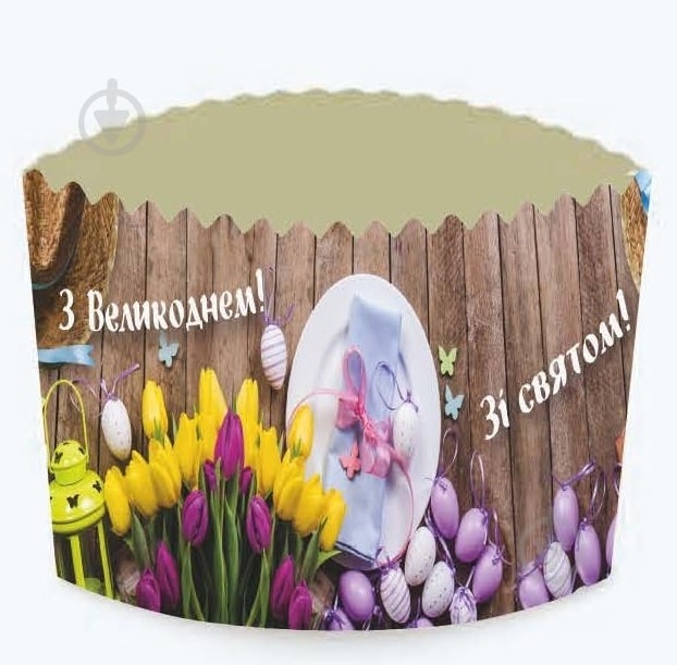 Форма для кулича бумажная d 130 мм - фото 5