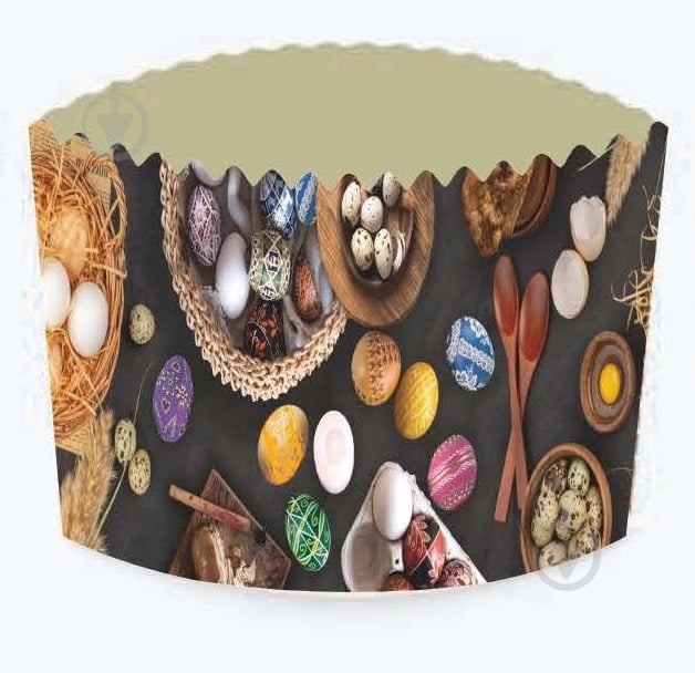 Форма для кулича бумажная d 130 мм - фото 2