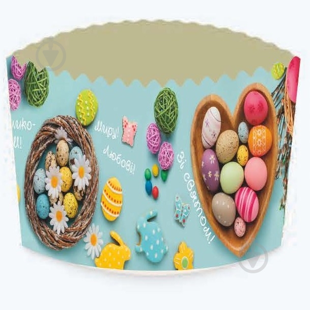 Форма для кулича бумажная d 130 мм - фото 1