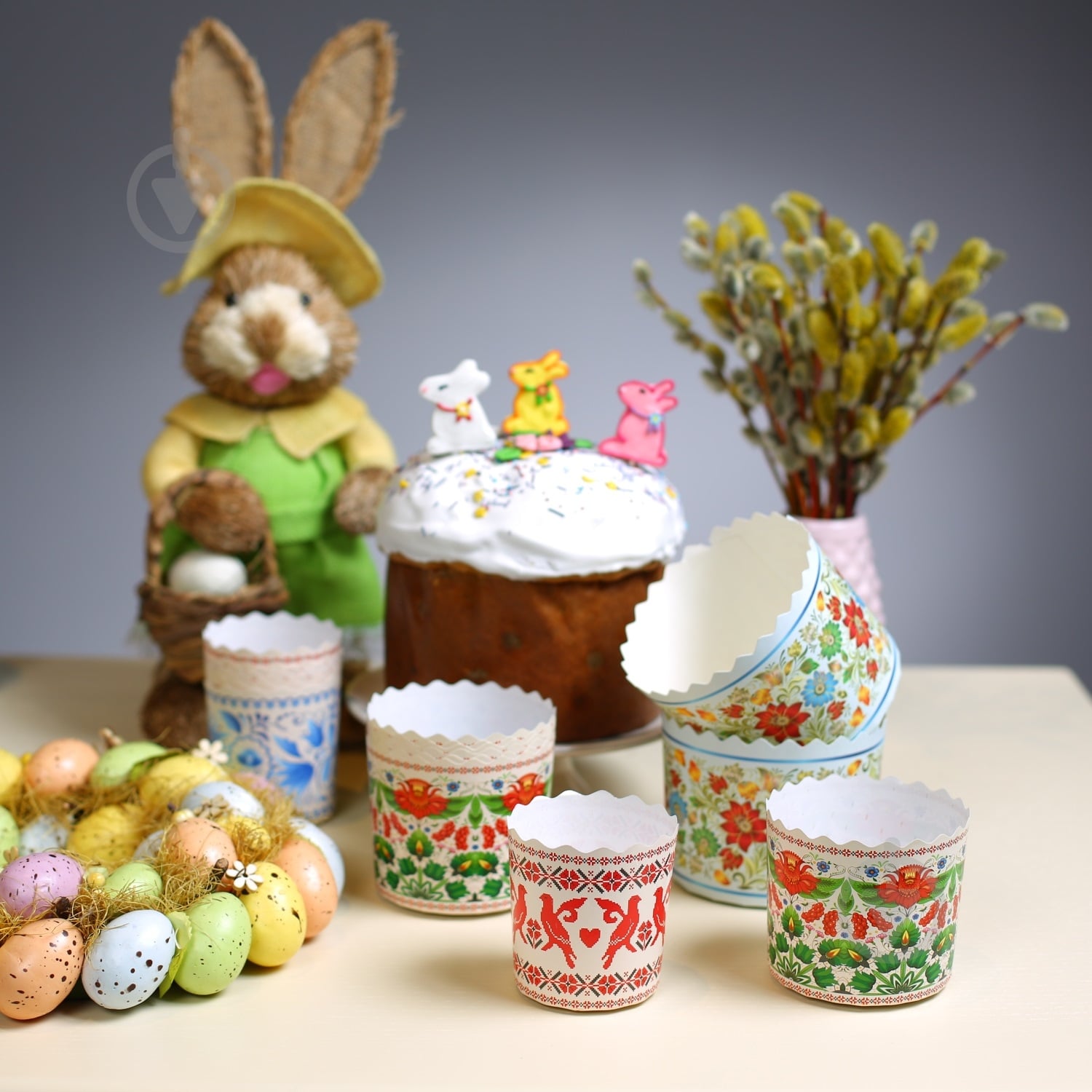 Форма для кулича бумажная d 130 мм - фото 7