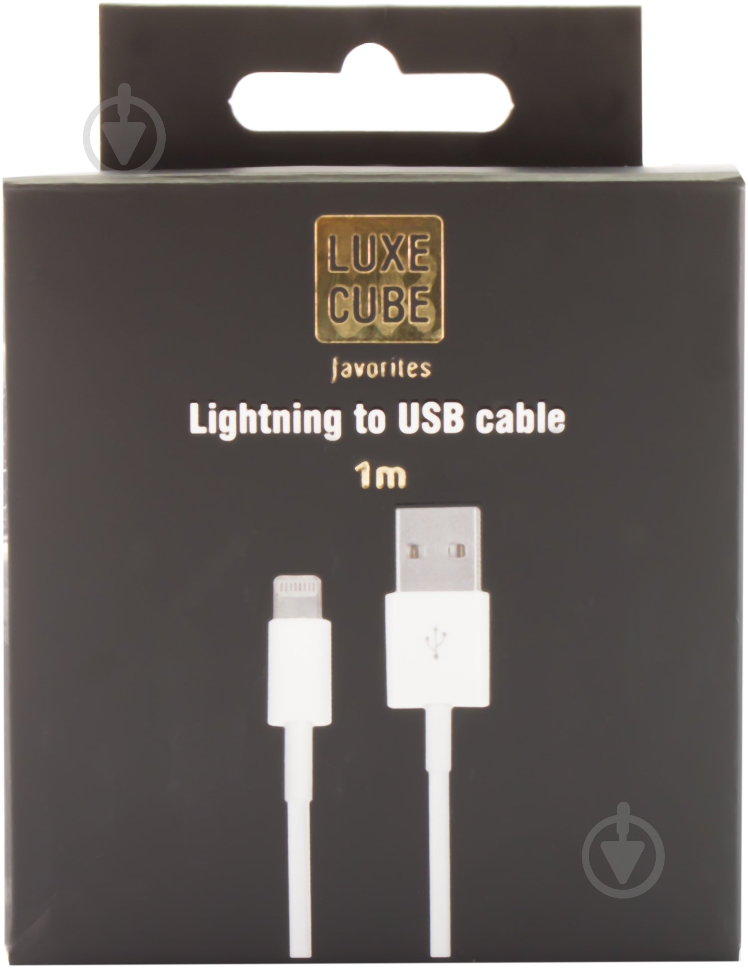 Кабель Luxe Cube 1 м белый (LIGHTNING TO USB WHITE) - фото 2