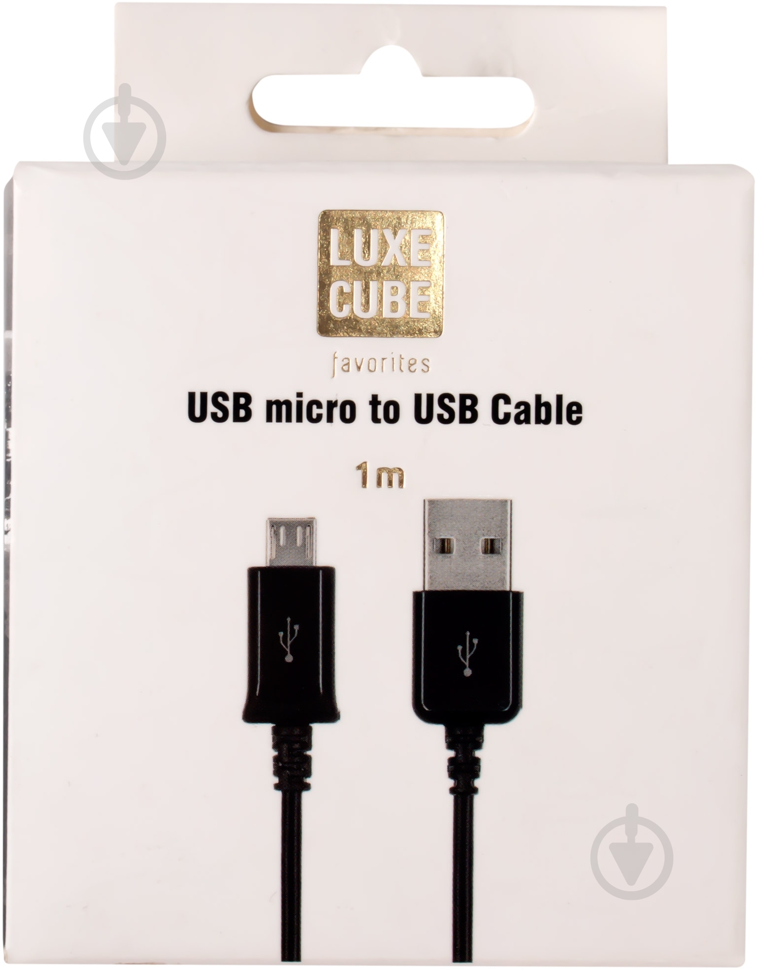 Кабель Luxe Cube USB USB MICRO to USB Черный черный (USB MICRO TO USB BLACK) - фото 2