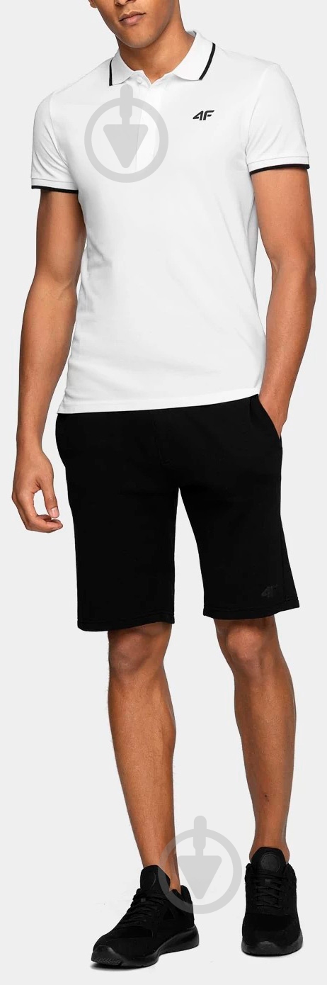 Поло 4F NOSH4-TSM009-10S р.L белый - фото 3