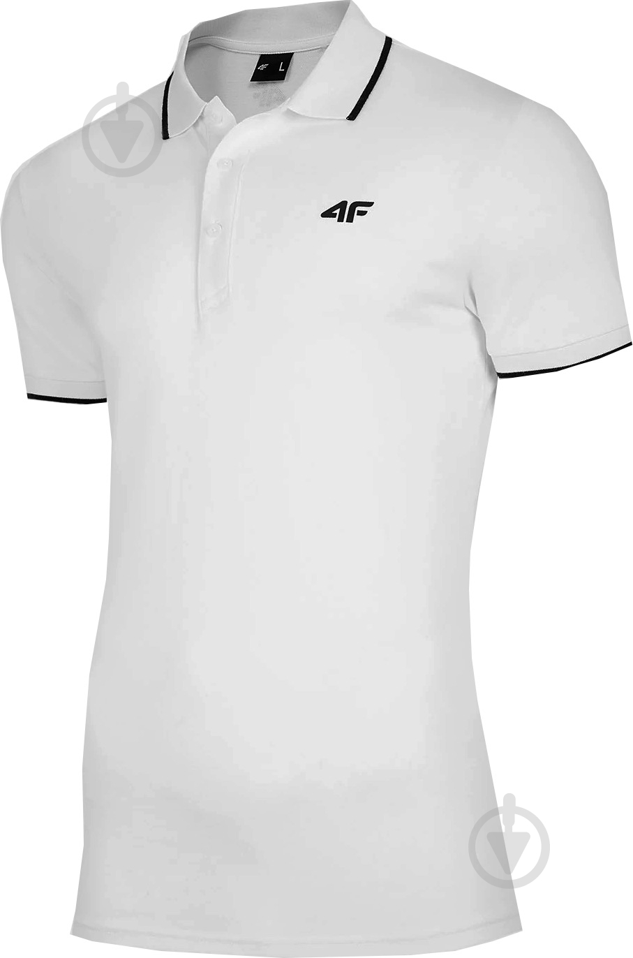 Поло 4F NOSH4-TSM009-10S р.L белый - фото 1