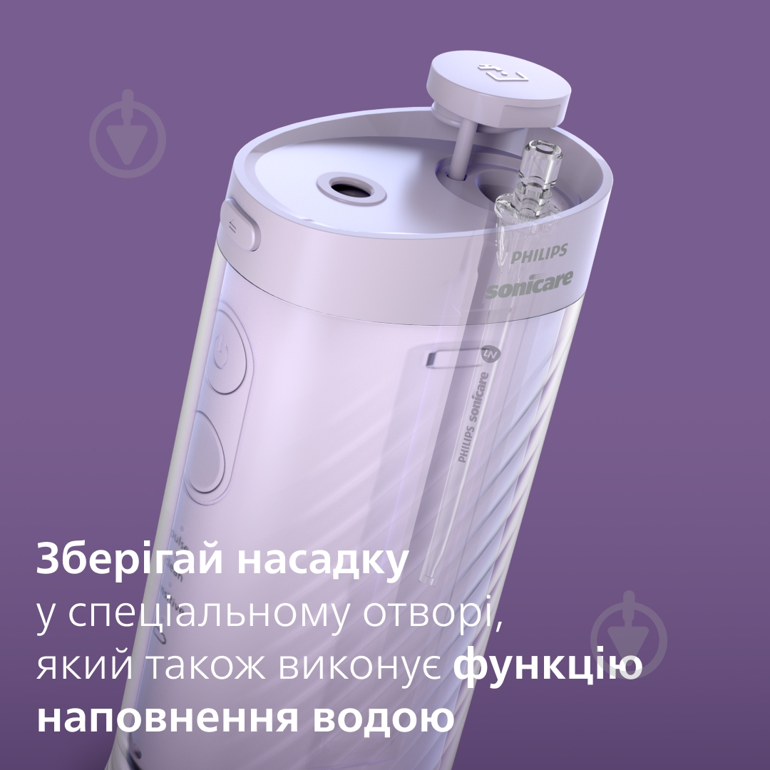 ВИТРИНА! Ирригатор Philips Sonicare HX3333/23 Compact Flosser 1000 - фото 14 ВИТРИНА! Ирригатор Philips Sonicare HX3333/23 Compact Flosser 1000 - фото 14