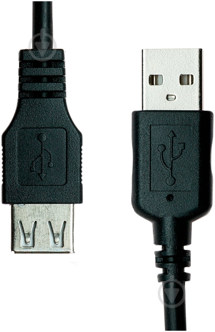 Кабель Sven USB Am – USB Af 5 м чорний - фото 1