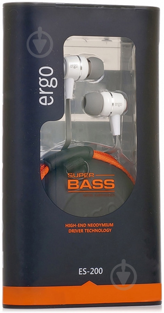 Гарнитура Ergo ES-200 white - фото 1 Гарнитура Ergo ES-200 white - фото 1