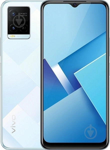 Смартфон Vivo Y21 4/64GB diamond glow - фото 1 Смартфон Vivo Y21 4/64GB diamond glow - фото 1