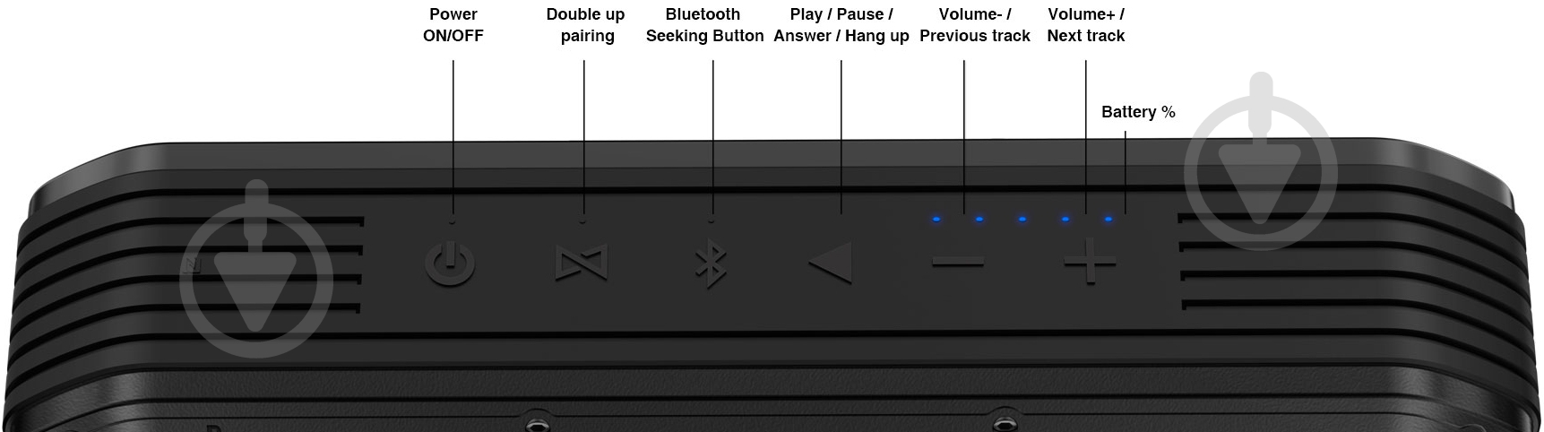 Акустика Divoom Voombox Pro 2.0 black - фото 9 Акустика Divoom Voombox Pro 2.0 black - фото 9