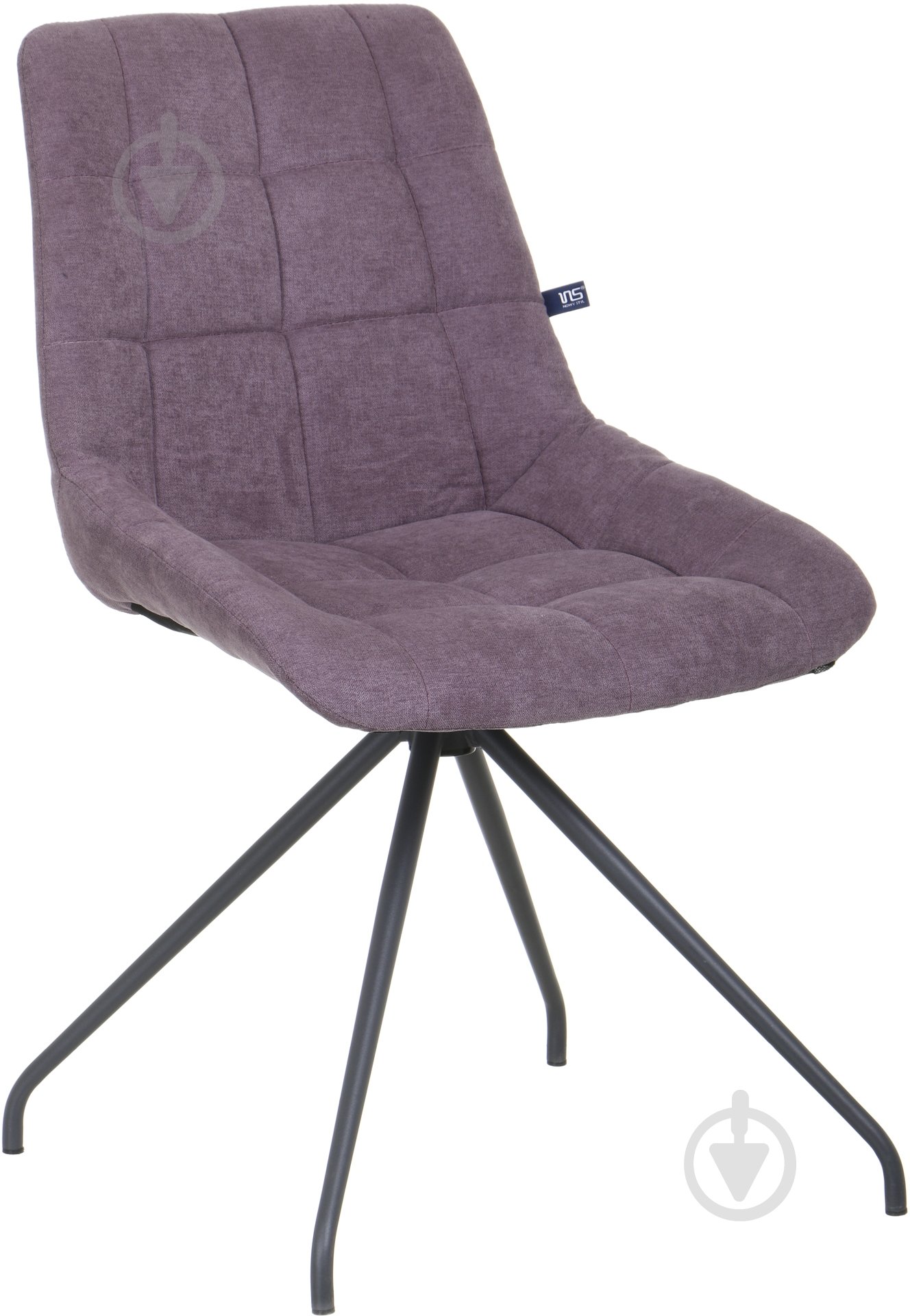 Стілець обідній Nowy Styl NICOLE SN ANTR (BOX-2) SQR (CH) SORO-65 фіолетовий / антрацит - фото 1