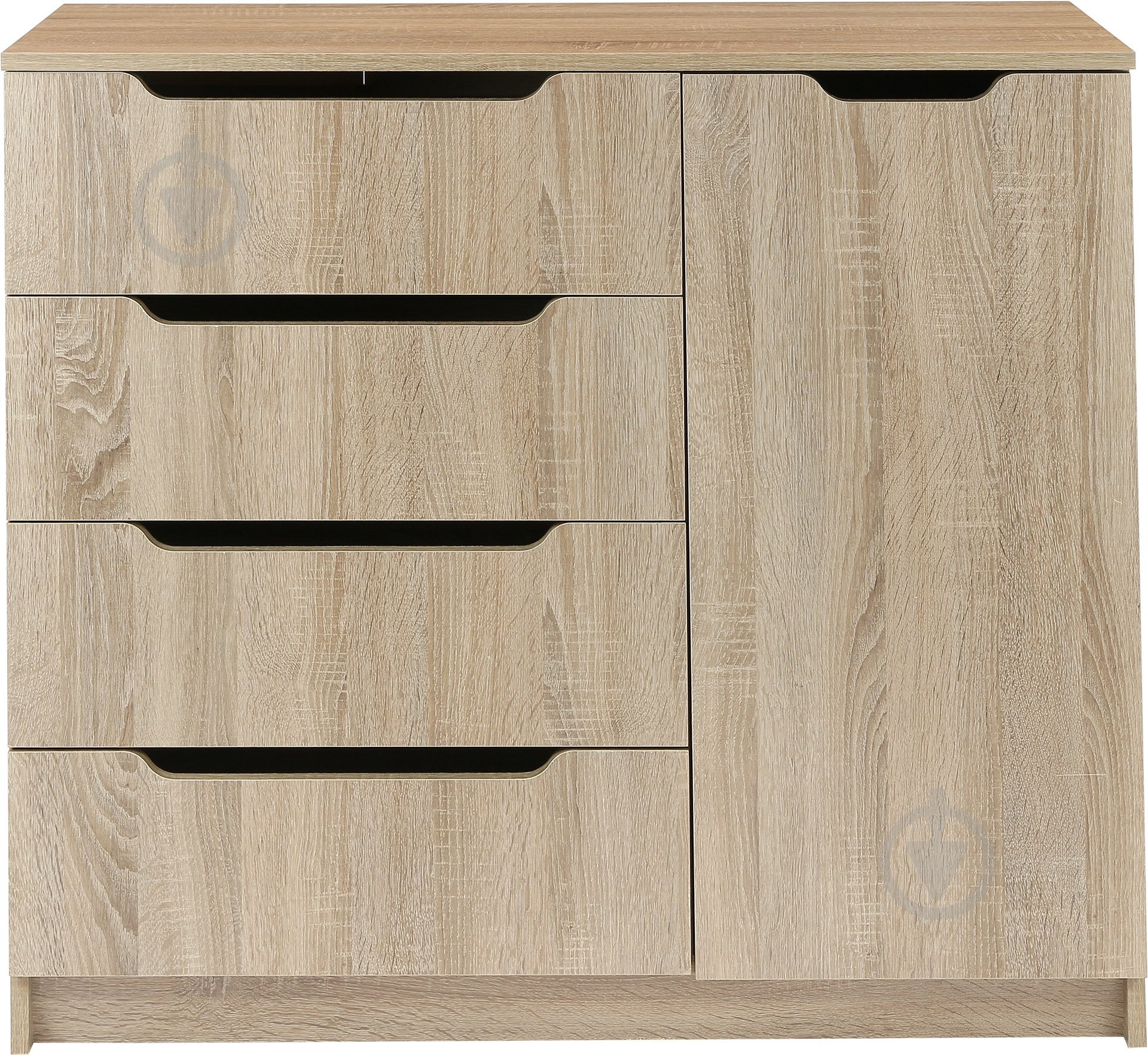 Комод ЭКО-4+1 дуб сонома трюфель - фото 1