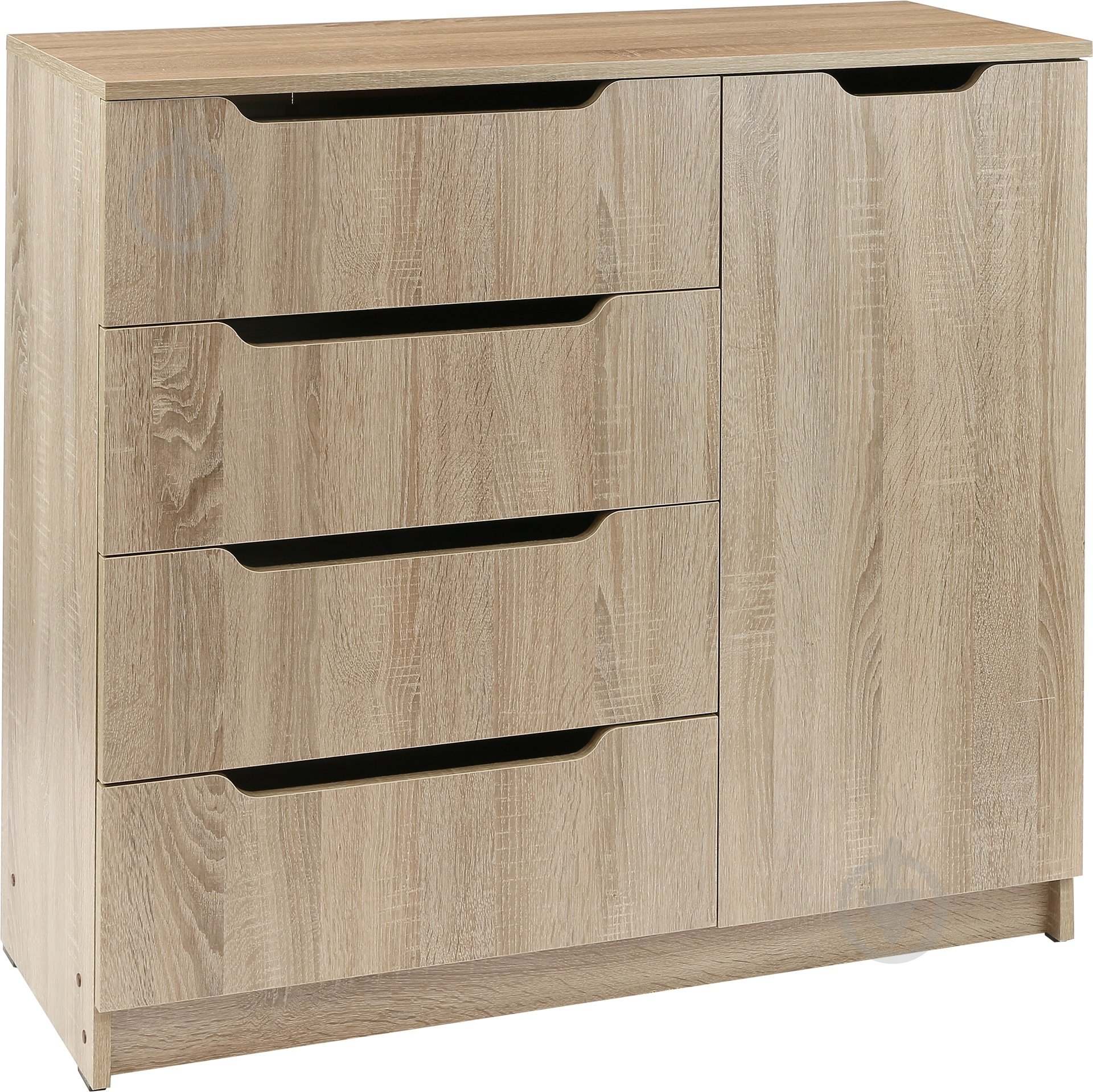 Комод ЭКО-4+1 дуб сонома трюфель - фото 2