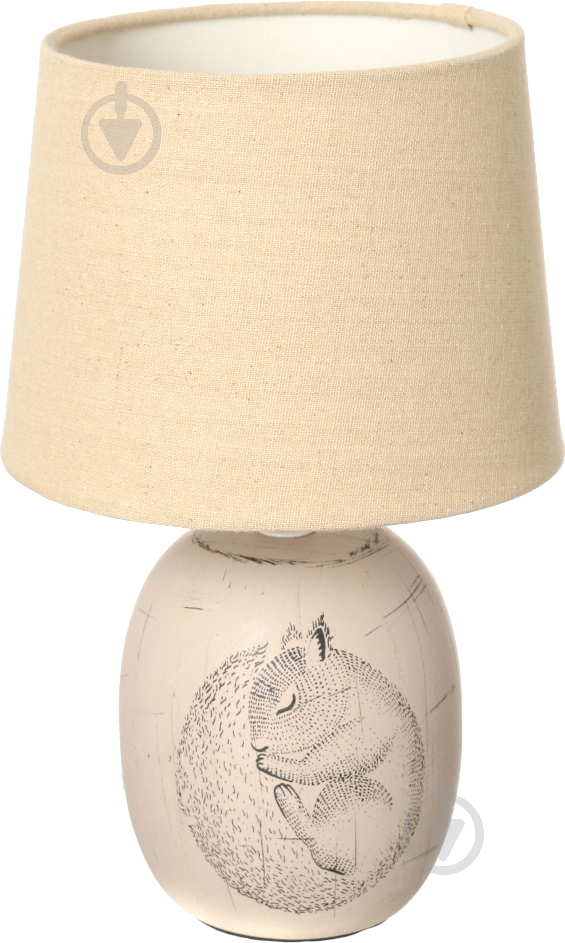 Настольная лампа декоративная Accento lighting 1x40 Вт E14 бежевый ALT-T-C4016 G - фото 1